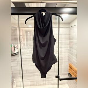 H&M Black Sleeveless Bodysuit
